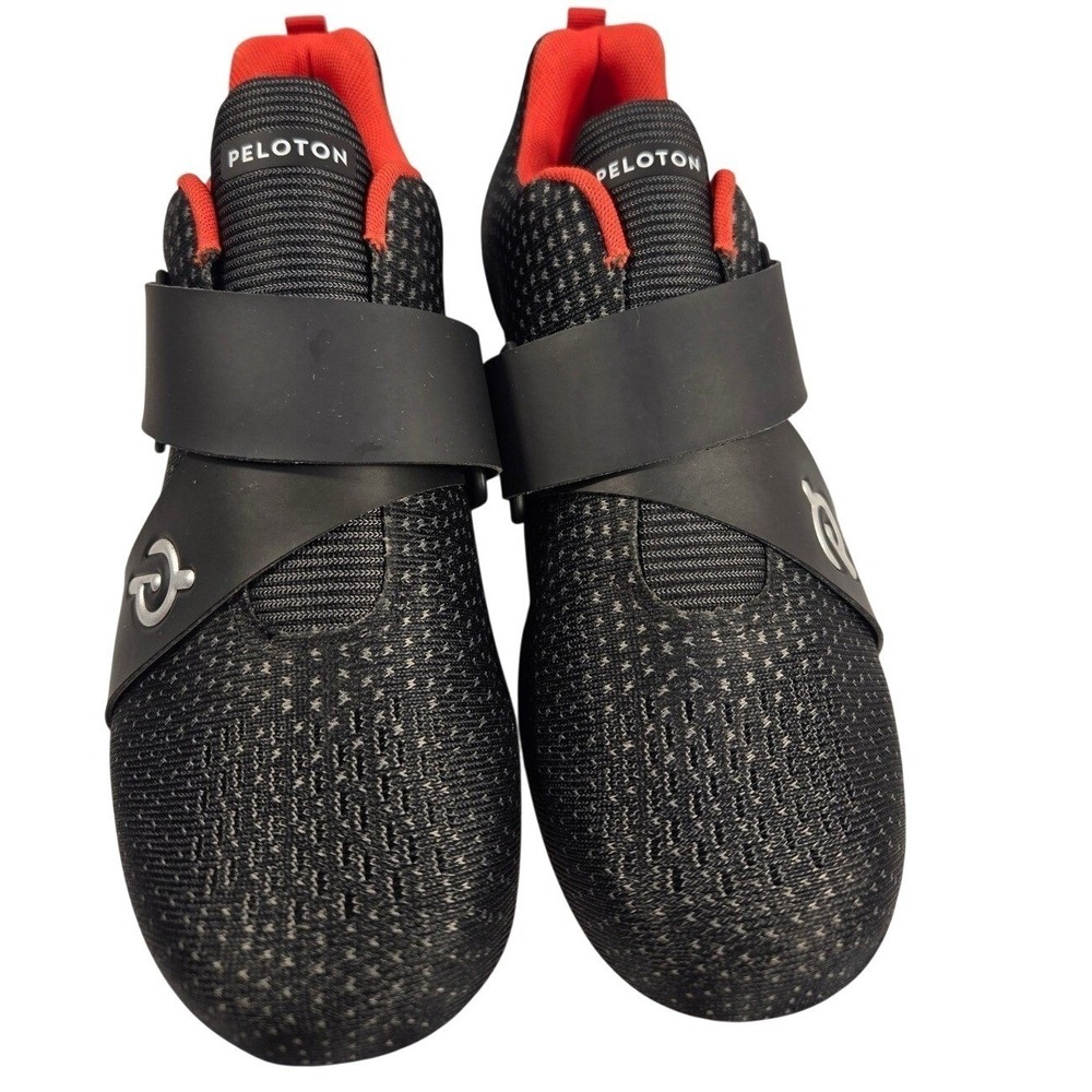Peloton Altos Cycling Shoes Black Red Mens 6.5 Womens 8 BS03-01UB-065
